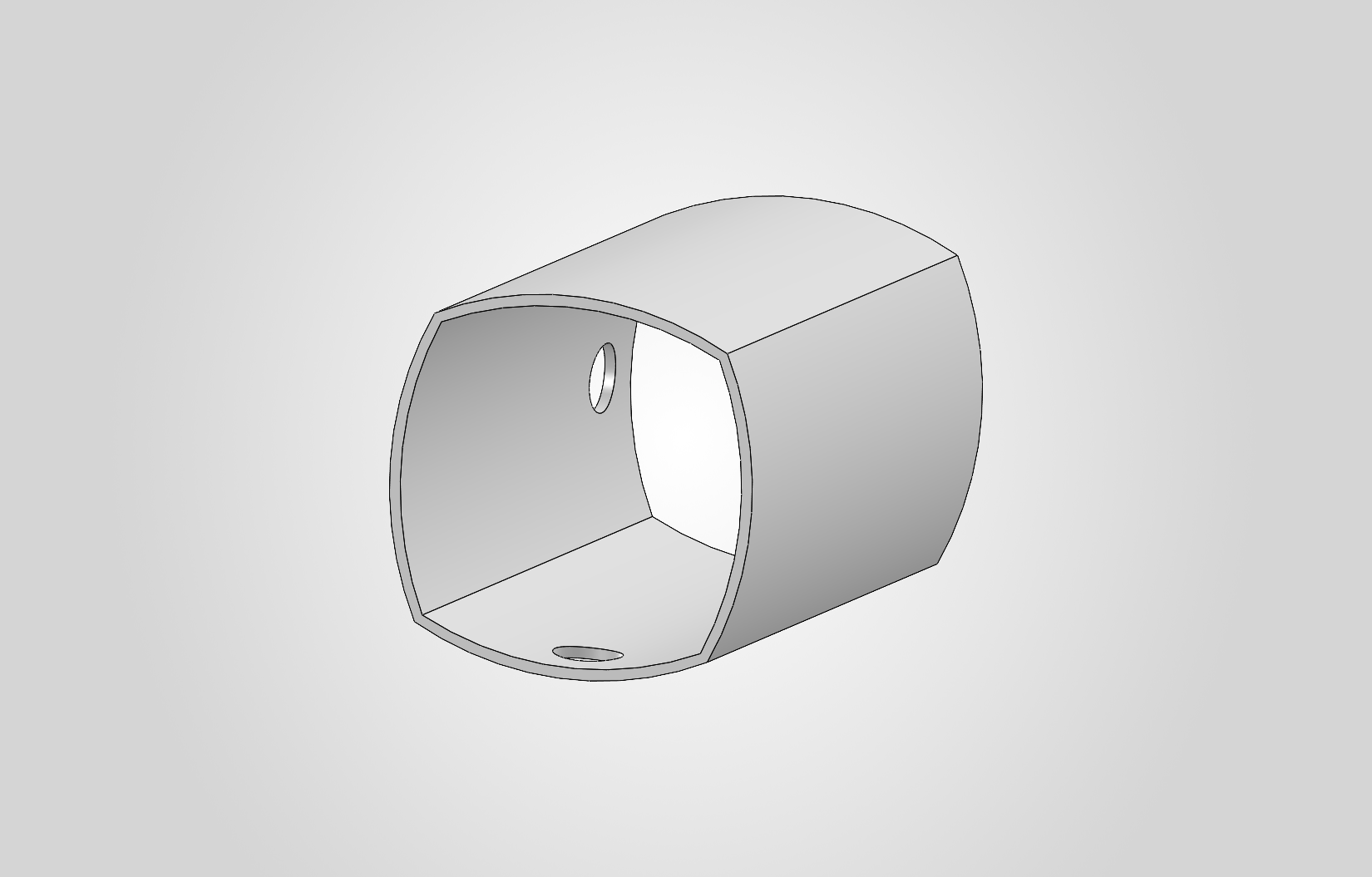 Piston rod CAD model